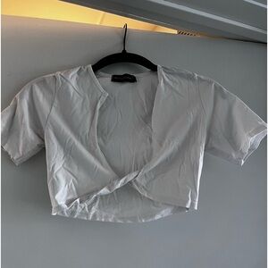 PrettyLittleThing White Crop Top!